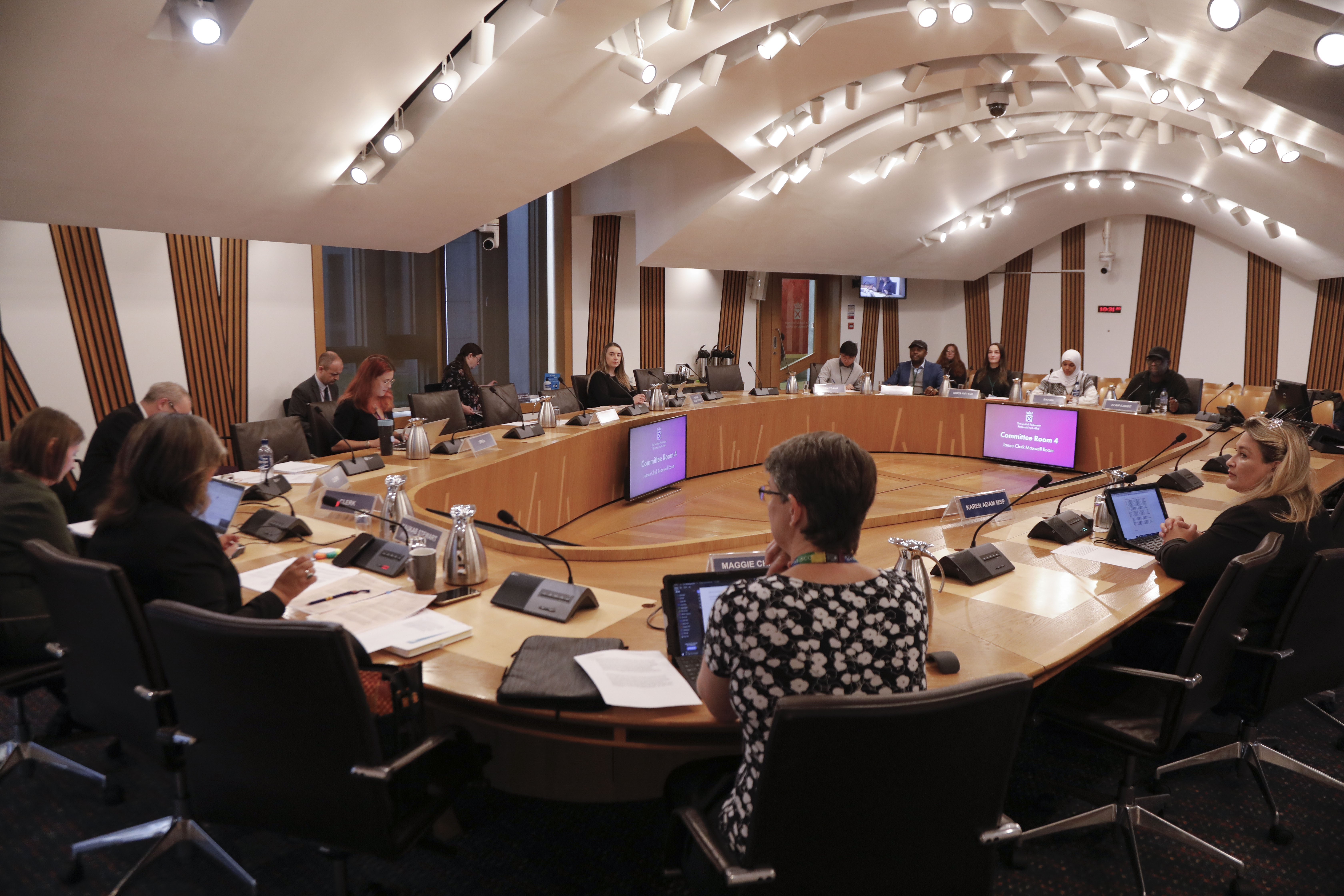 Photo from citizens panel evidence session